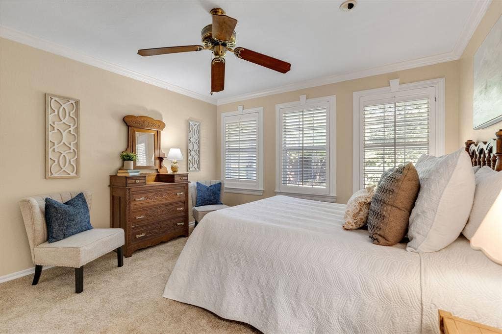 824 Westwood Drive, Richardson, TX 75080 Another angle of the primary bedroom.