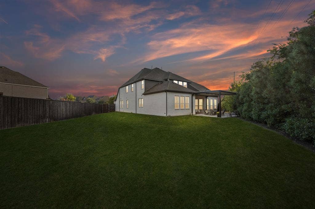 So much yard left to expand your outdoor oasis.