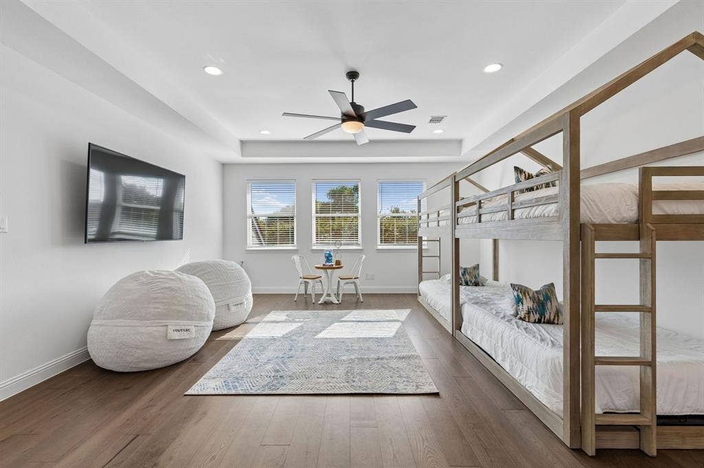 Gameroom or Bunkroom, so many possibilities for this space too!