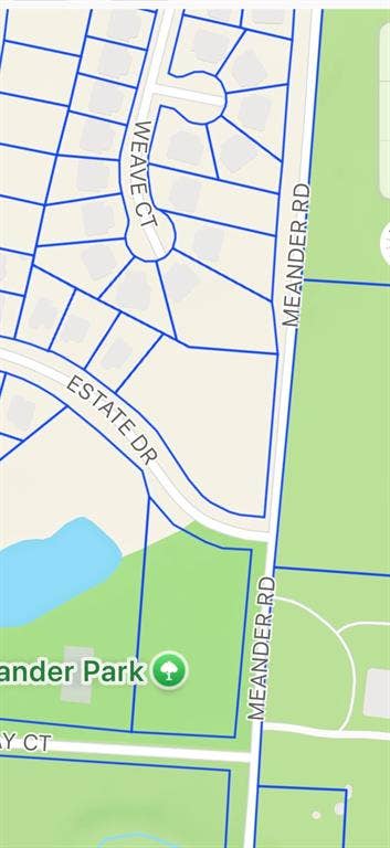 Plat Map. Illustrating property boundaries and public thoroughfares in the area of the property