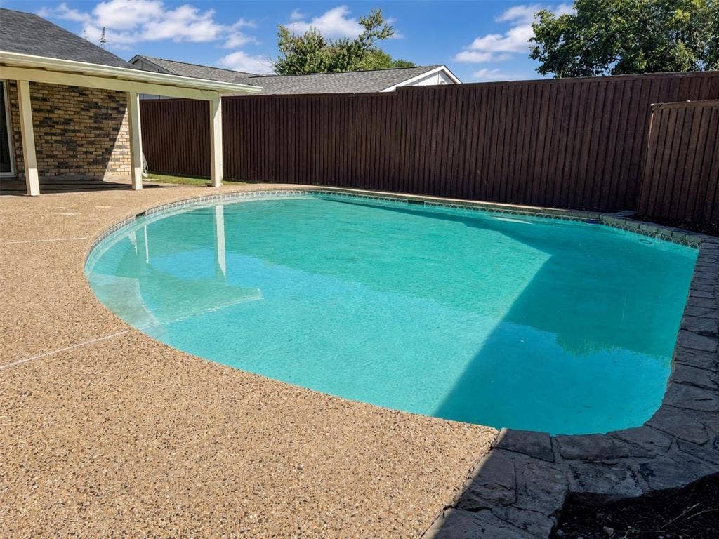 Pool with Covered Patio