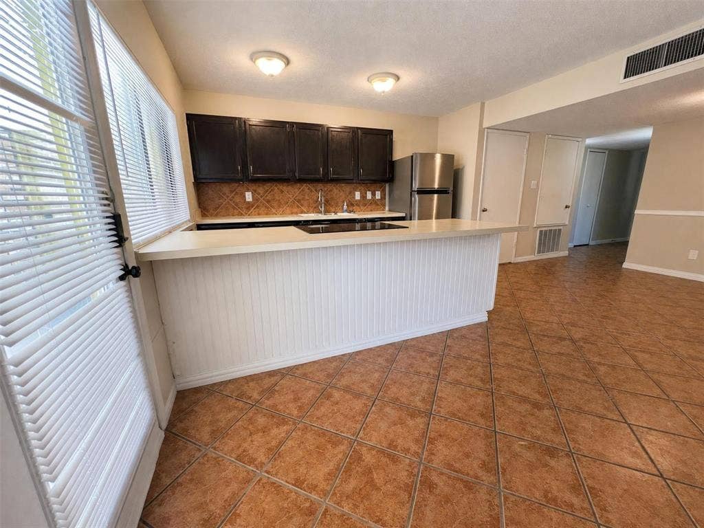 Kitchen with Refrigerator