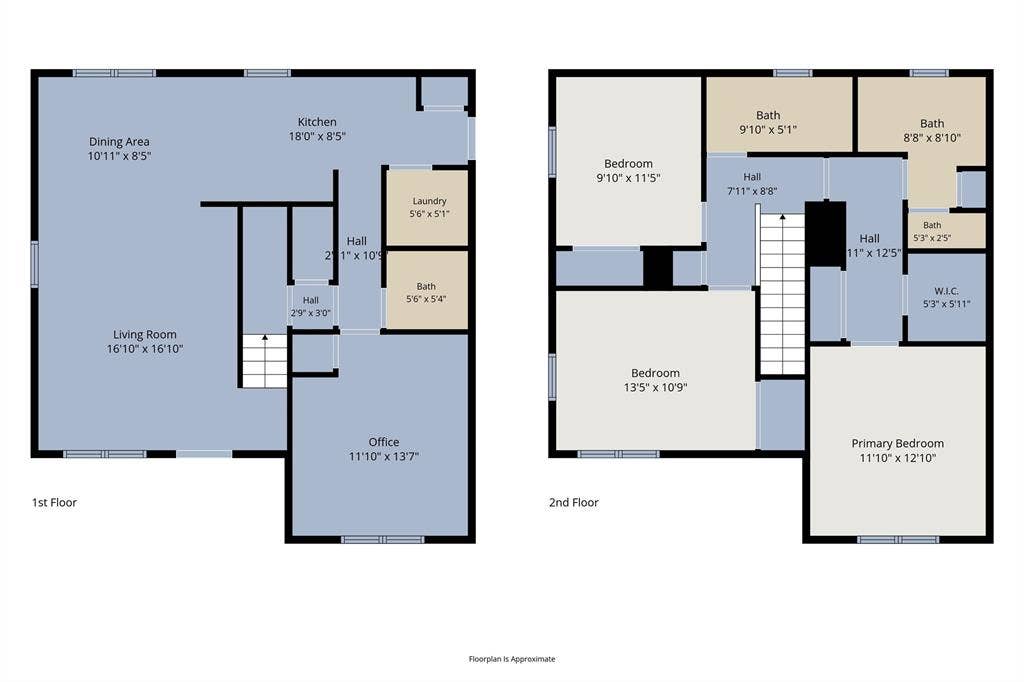 205 Chappell Street, Terrell, TX 75160 1st and 2nd Floor