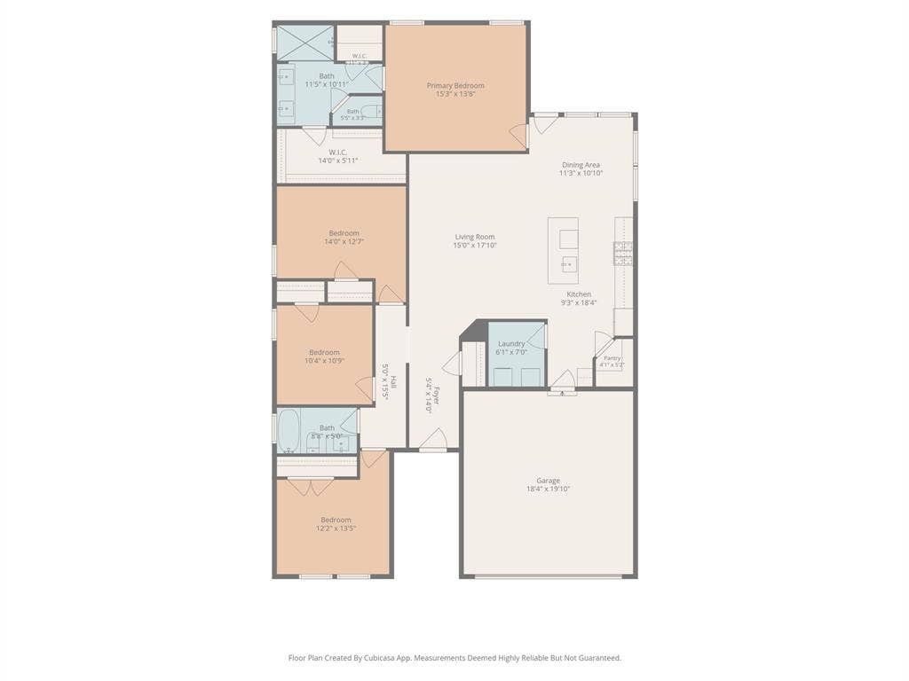 2513 Foules Drive, Glenn Heights, TX 75154 Floor plan