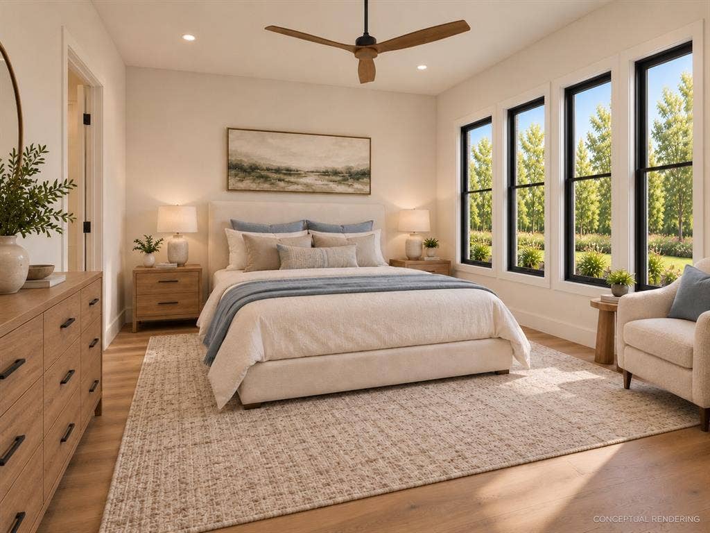 2305 Candle stick Drive, Granbury, TX 76049 Primary Bedroom. Ai Generated