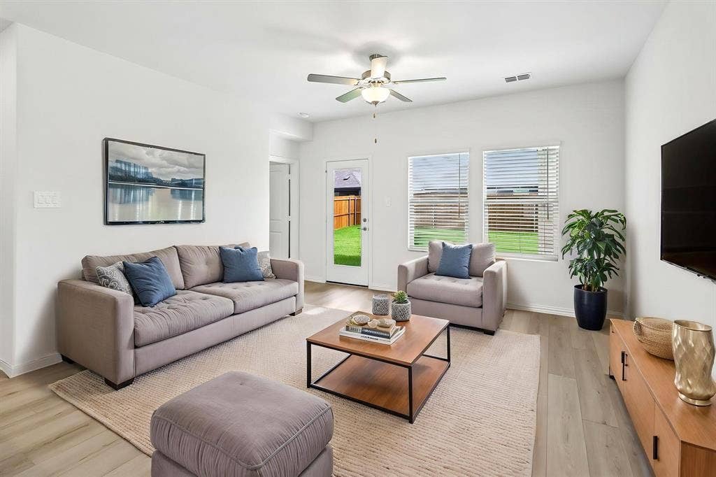 1745 Gardendale Hollow Lane, Anna, TX 75409 Photo is not of the actual home, but is an inspirational photo of builder’s model home and may depict options, furnishings, and/or decorator features that are not included.