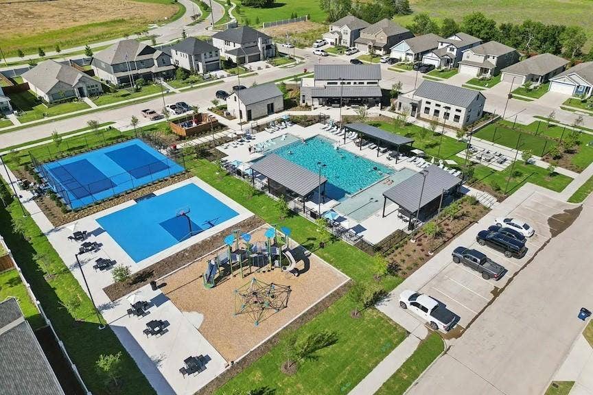 4008 Palestine Drive, Farmersville, TX 75442 Community aerial view #2