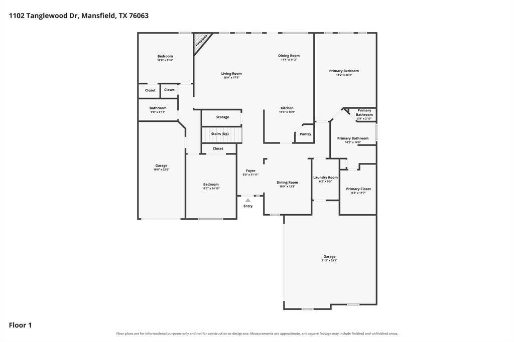 1102 Tanglewood Drive, Mansfield, TX 76063