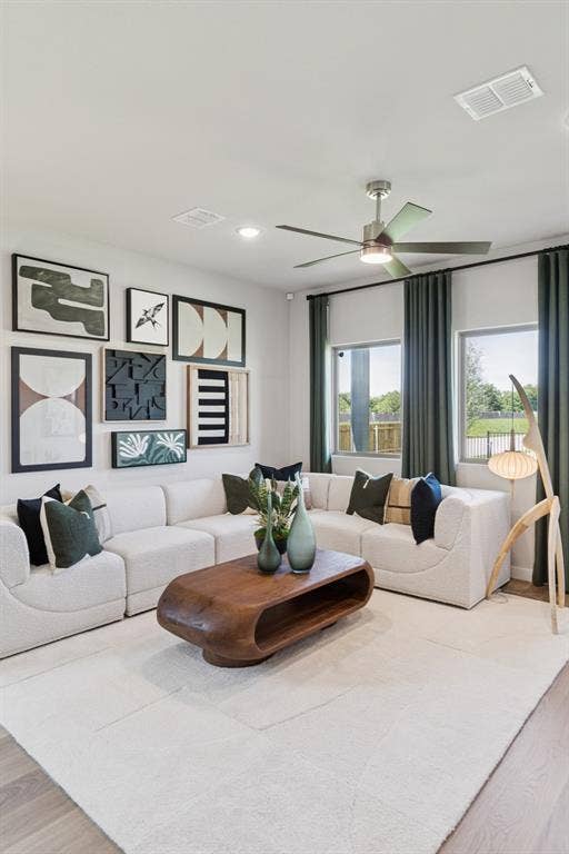 Living Room in the Magnolia home plan – REPRESENTATIVE PHOTO