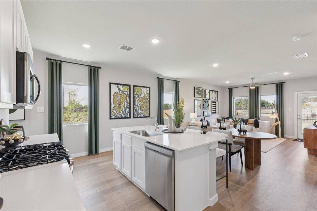 Kitchen in the Magnolia home plan – REPRESENTATIVE PHOTO