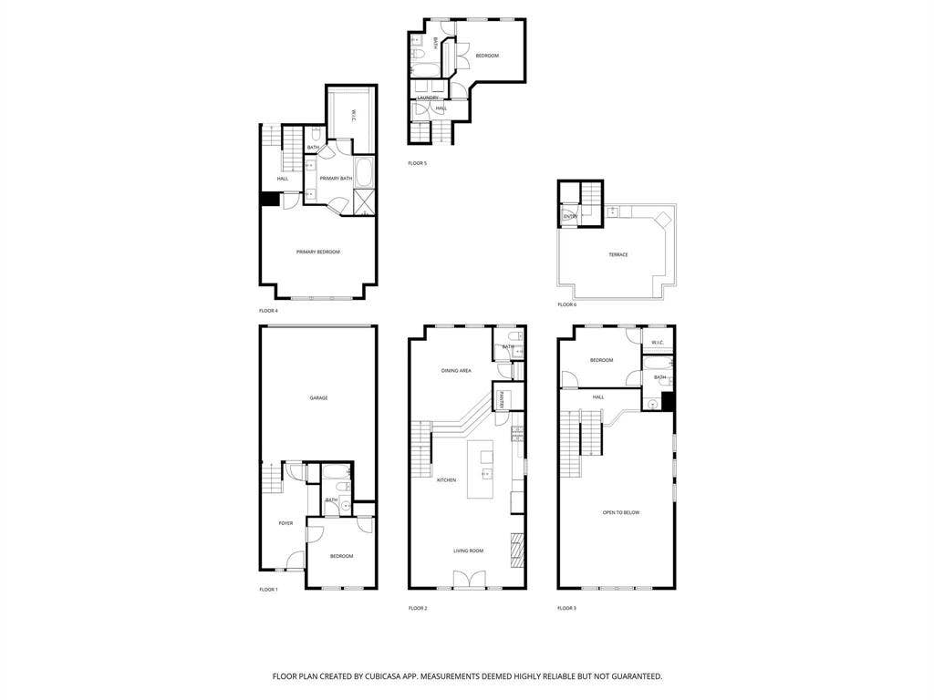 1376 Arch Place, Dallas, TX 75215 Floorpan