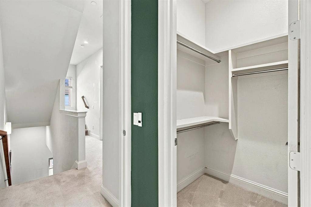Closet to secondary room on third level