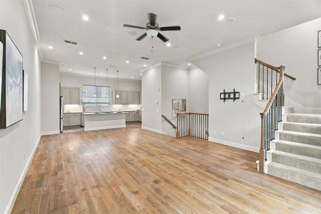 Living room on second level