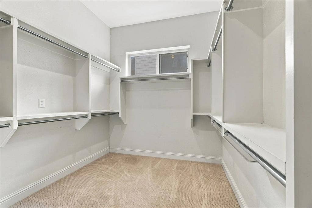 Primary closet