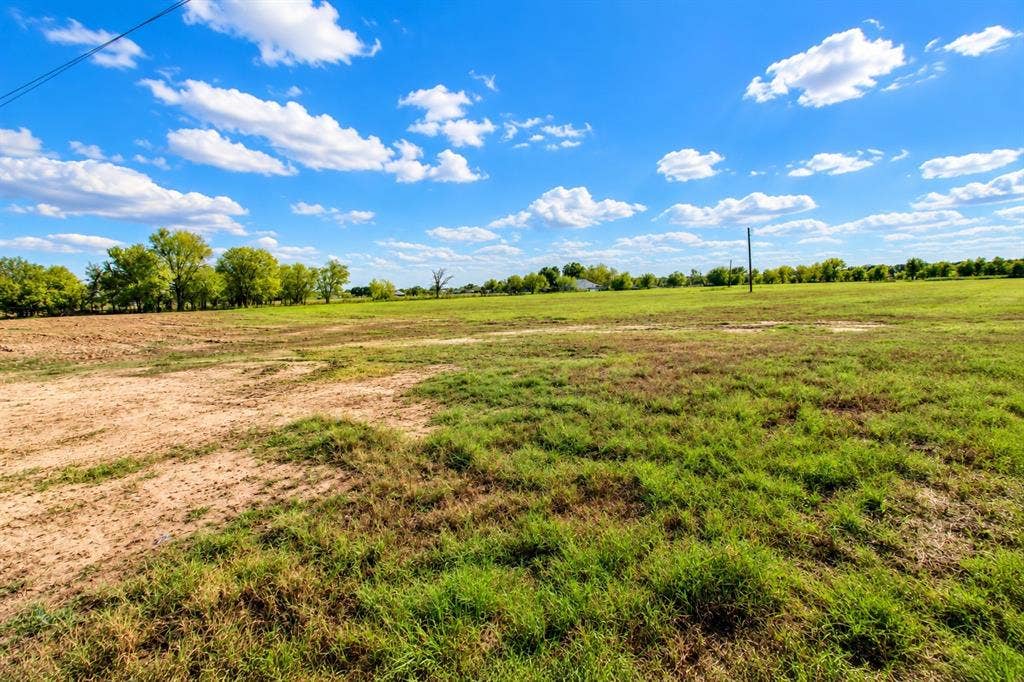 7697 County Road 4094, Scurry, TX 75158 Expansive open acreage featuring cleared terrain, native grass cover, and scattered mature trees