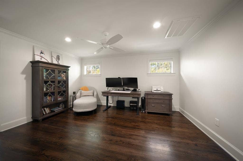 upstairs 2nd living - currently used as office space