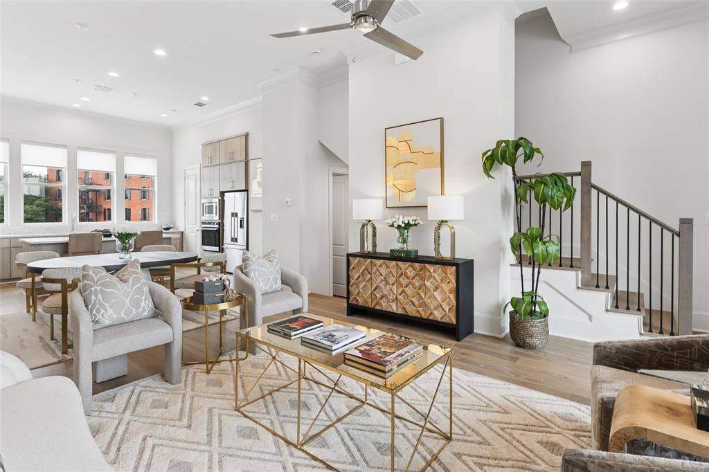 2401 Canton Street, #1002, Dallas, TX 75201 Image of model home with similar layout.