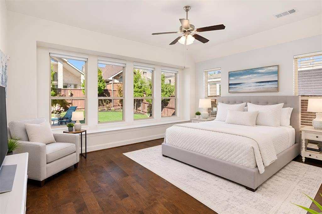 4824 Cedar Creek Drive, McKinney, TX 75070 Primary Bedroom Virtually Staged