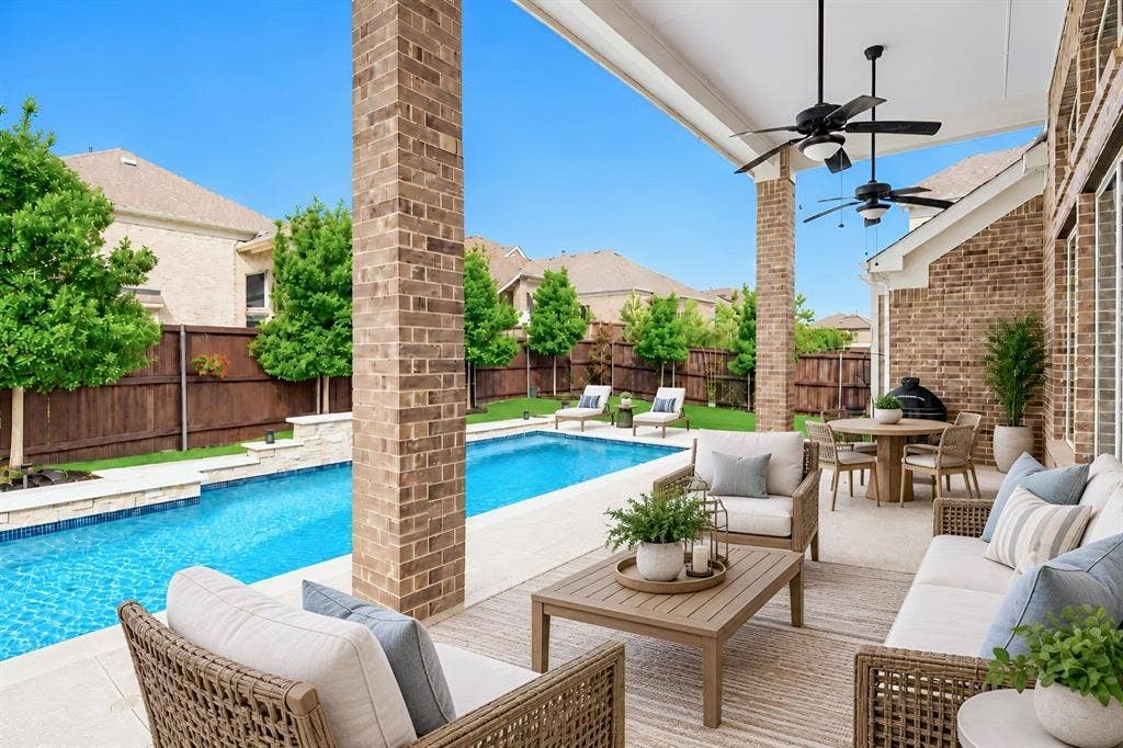 4824 Cedar Creek Drive, McKinney, TX 75070 Outdoor Living Area