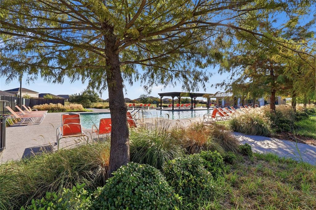 2316 French Street, Fate, TX 75189 Resort style pool with beautiful landscaping