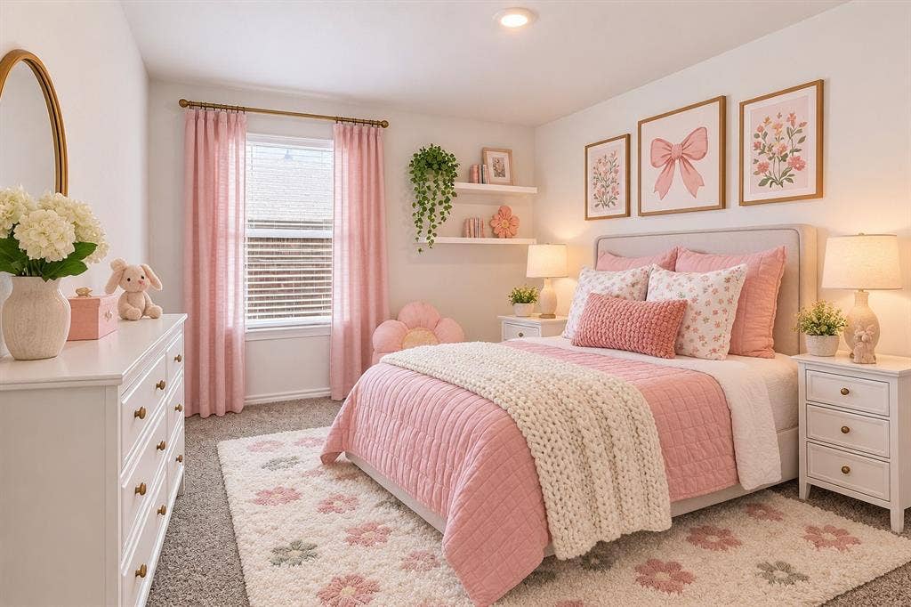 2316 French Street, Fate, TX 75189 Virtually Staged third bedroom.