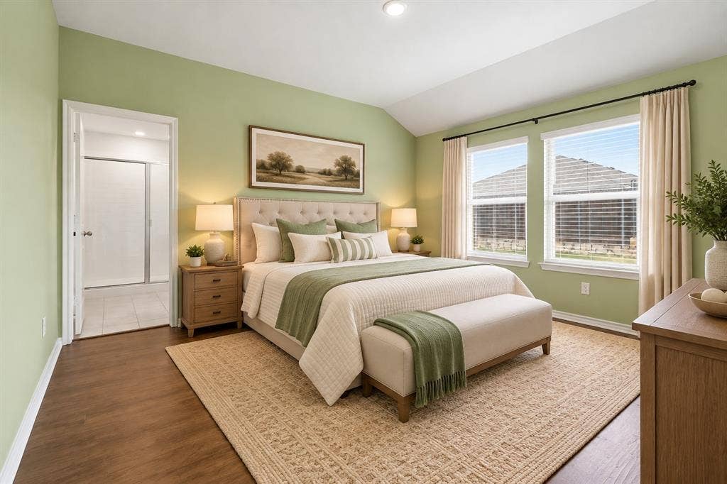 2316 French Street, Fate, TX 75189 Virtually staged Primary bedroom