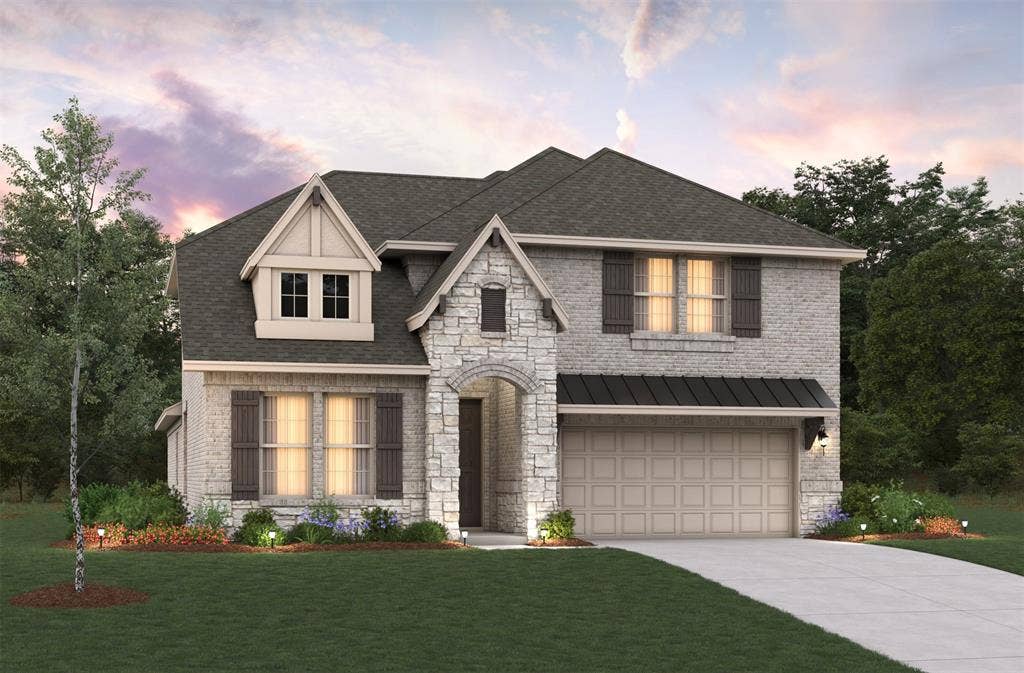 3746 Pinyon Pine Way, Midlothian, TX 76065 Beazer Homes Goodland Summerfield Floorplan.