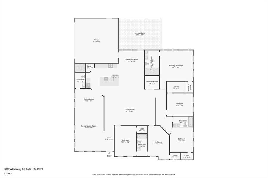 Property photo for 3337 Whirlaway Road, Dallas, TX