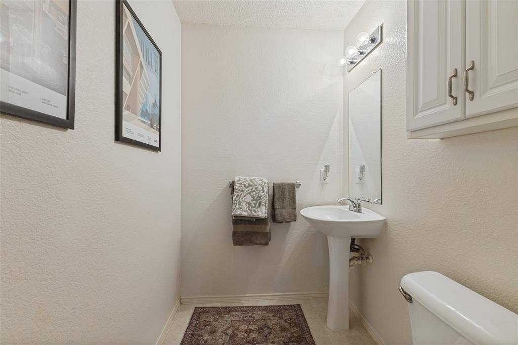 Half bath downstairs