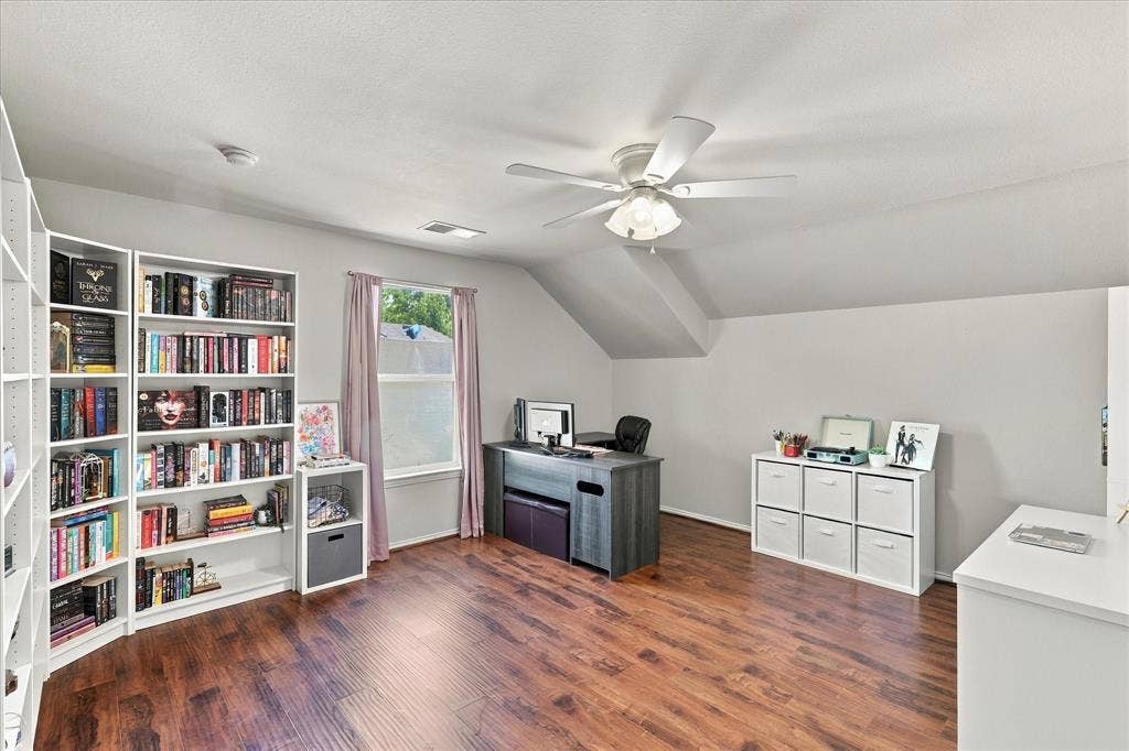Upstairs flex space currently used as an office and can be used for anything!