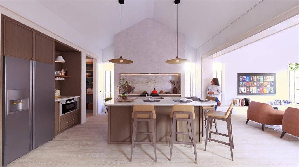 2626 Fernwood Avenue, Dallas, TX 75216 Rendering of the Kitchen