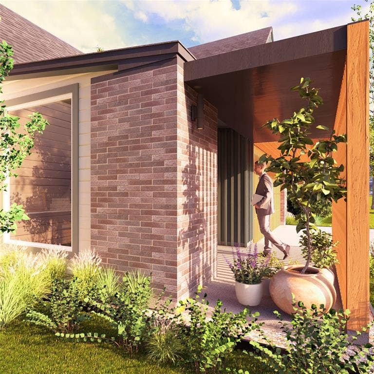 2626 Fernwood Avenue, Dallas, TX 75216 Rendering of the Front of the house