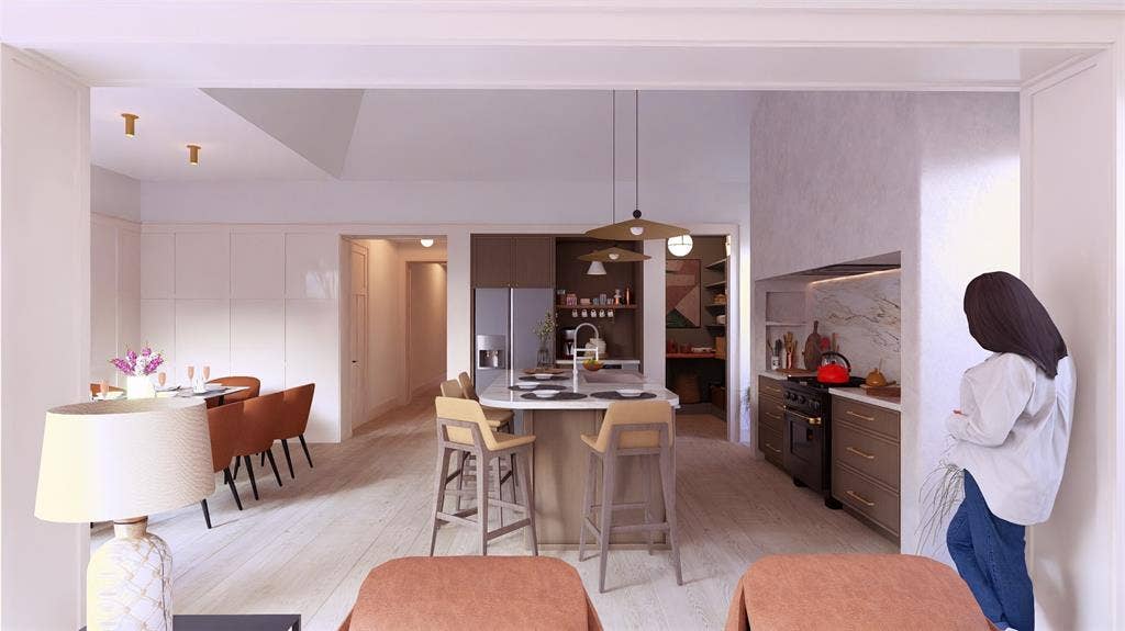 2626 Fernwood Avenue, Dallas, TX 75216 Rendering of the Kitchen