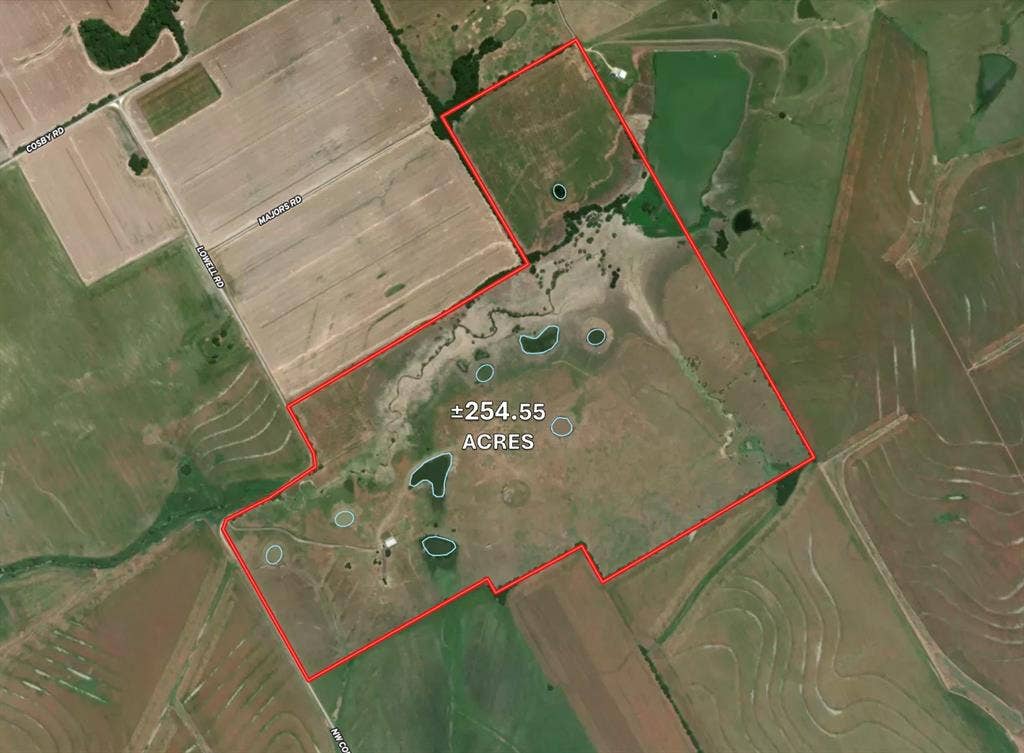 TBD 255 acres Lowell Road, Milford, TX 76670 Estimated Boundary