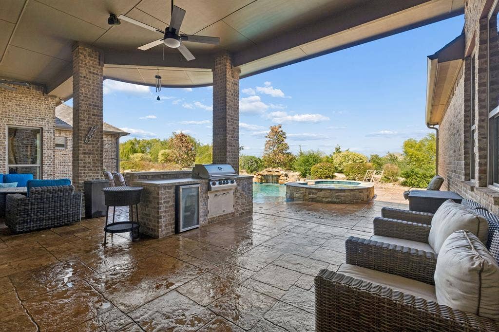 6405 Northridge Parkway, Parker, TX 75002 Covered Back Patio