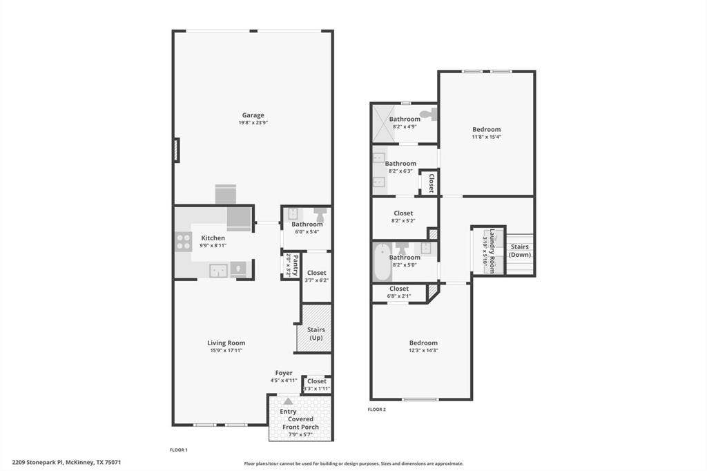 2209 Stonepark Place, McKinney, TX 75071 Floor plan