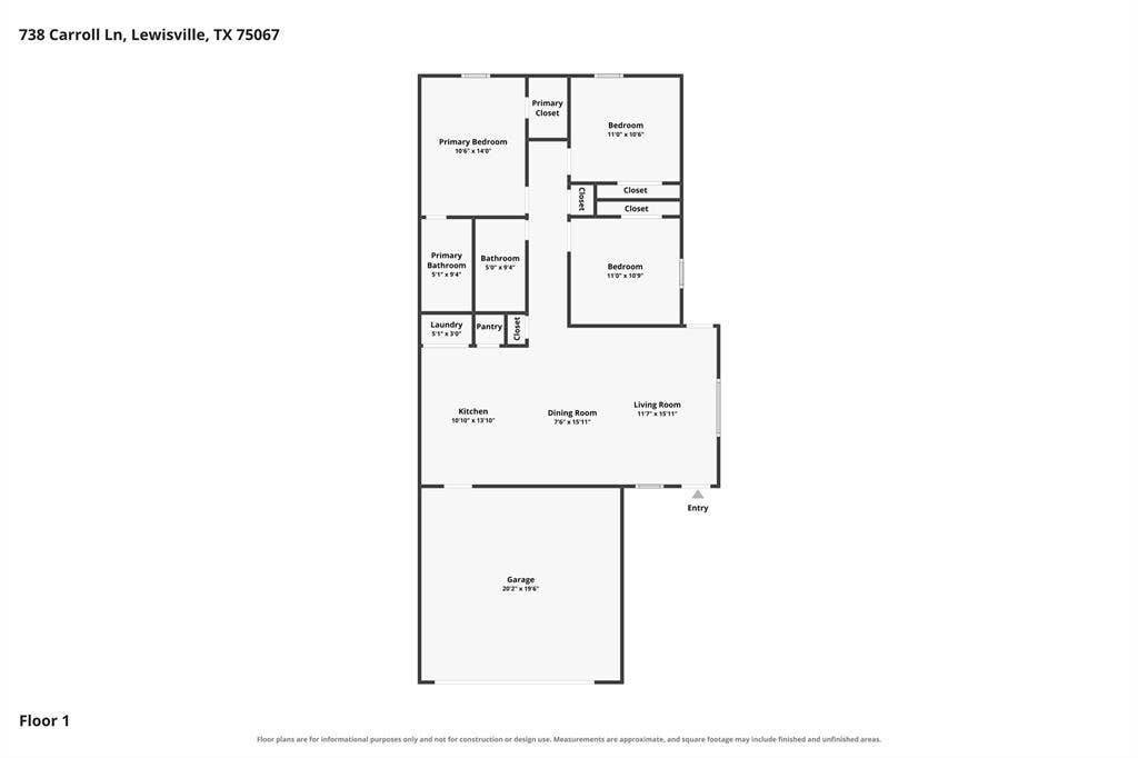 738 Carroll Lane, Lewisville, TX 75067 738 Carroll Lane, Lewisville, TX 75067