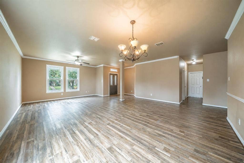 1739 Chadwick Drive, Cedar Hill, TX 75104 Formal dining room looking toward formal living area and front door.