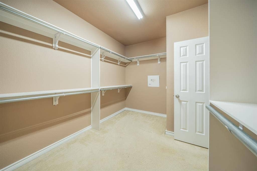 1739 Chadwick Drive, Cedar Hill, TX 75104 Master closet 13 feet wide, 8 feet deep and 9 feet high.