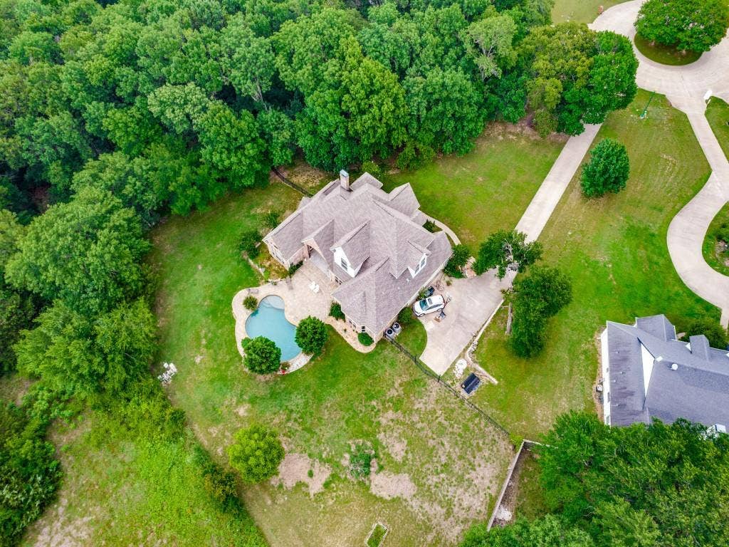 207 River Oaks, Combine, TX 75159 View from above