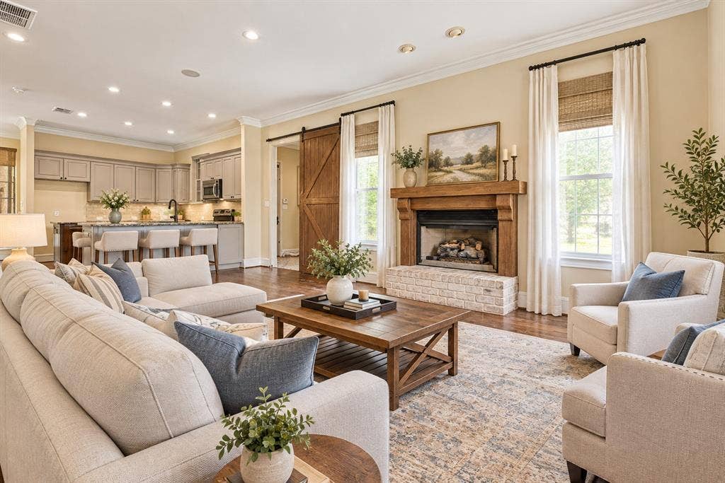 208 Cape Shore Drive, Kemp, TX 75143 Virtually Staged Living Room