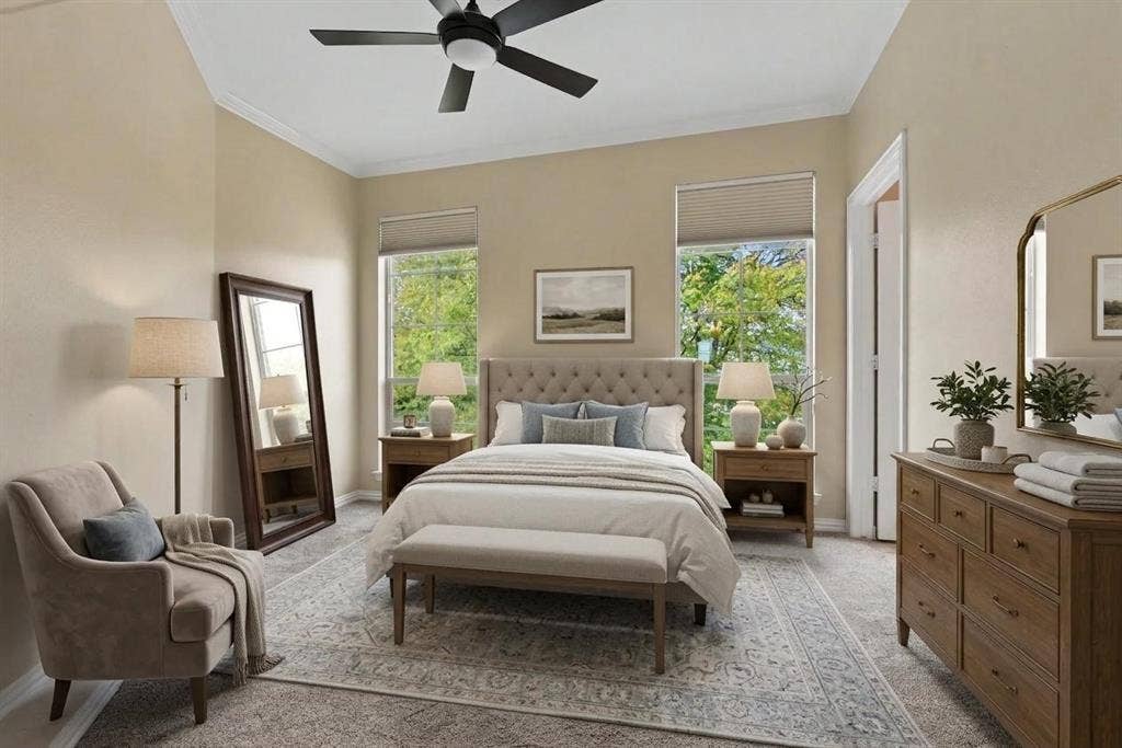 208 Cape Shore Drive, Kemp, TX 75143 Virtually Staged Bedroom