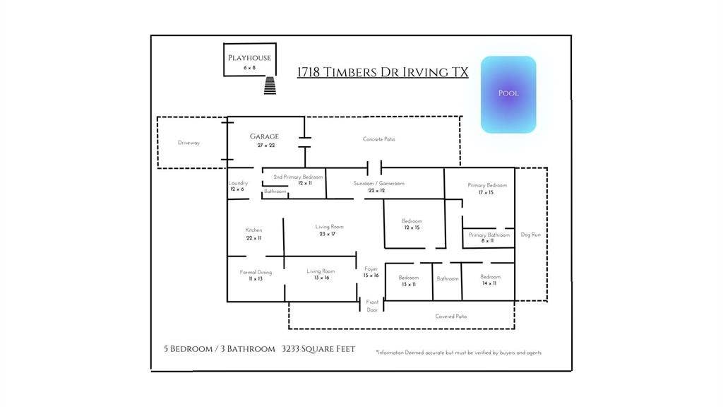 1718 Timbers Drive, Irving, TX 75061 1718 Timbers Drive, Irving, TX 75061