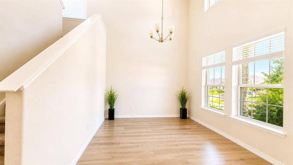 Beautiful windows give the home ample natural light