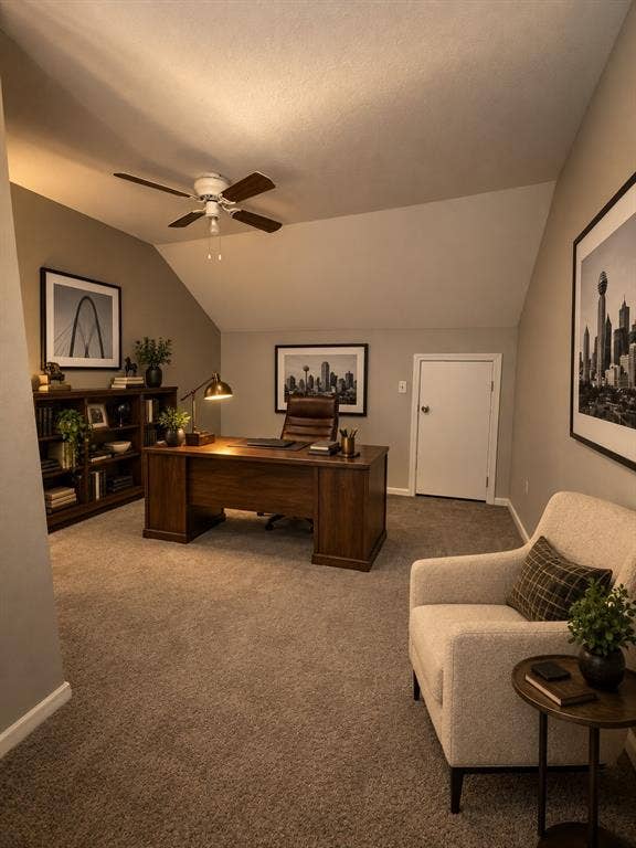 Virtually Staged 2nd floor loft area or considered 3rd bedroom
