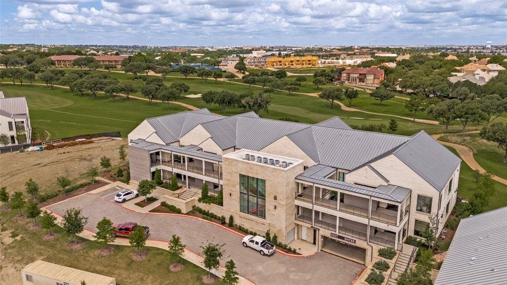 320 N O Connor Ridge Boulevard, #21, Irving, TX 75038 Aerial of Villa Three and the futuer common area amenities