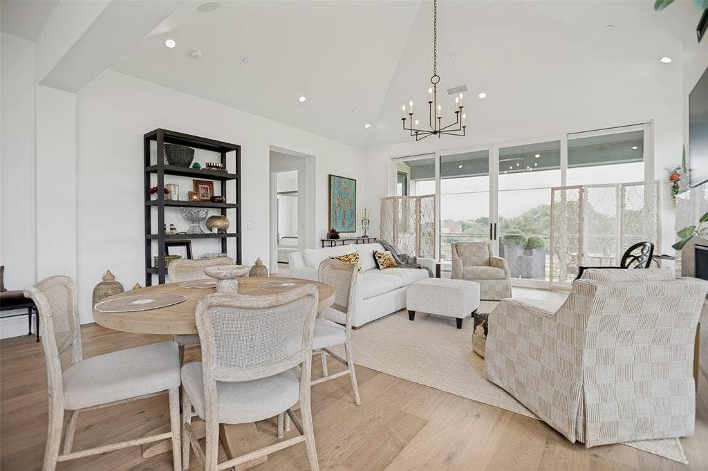 320 N O Connor Ridge Boulevard, #21, Irving, TX 75038 Dramatic walls of windows on all sides fill the space with natural light