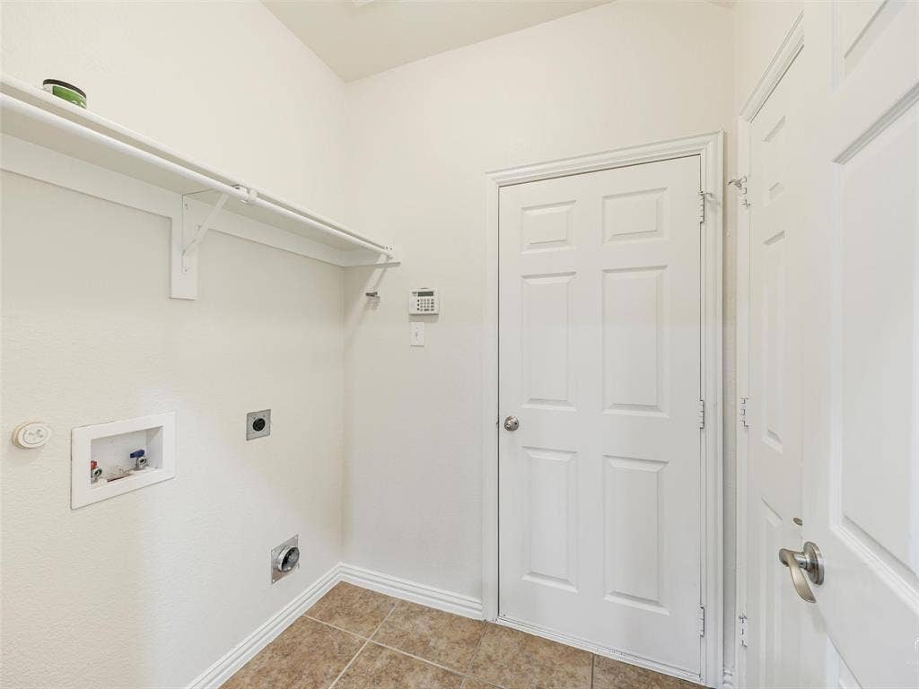 Full size laundry room.