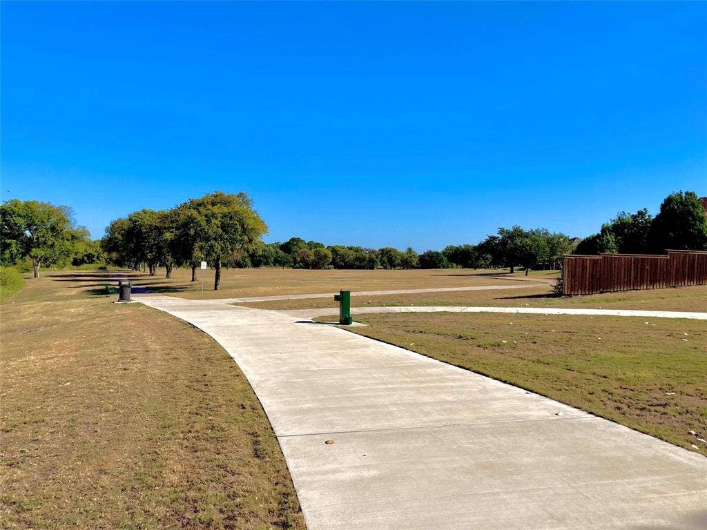Plano's Legacy Trail just 1 block away!