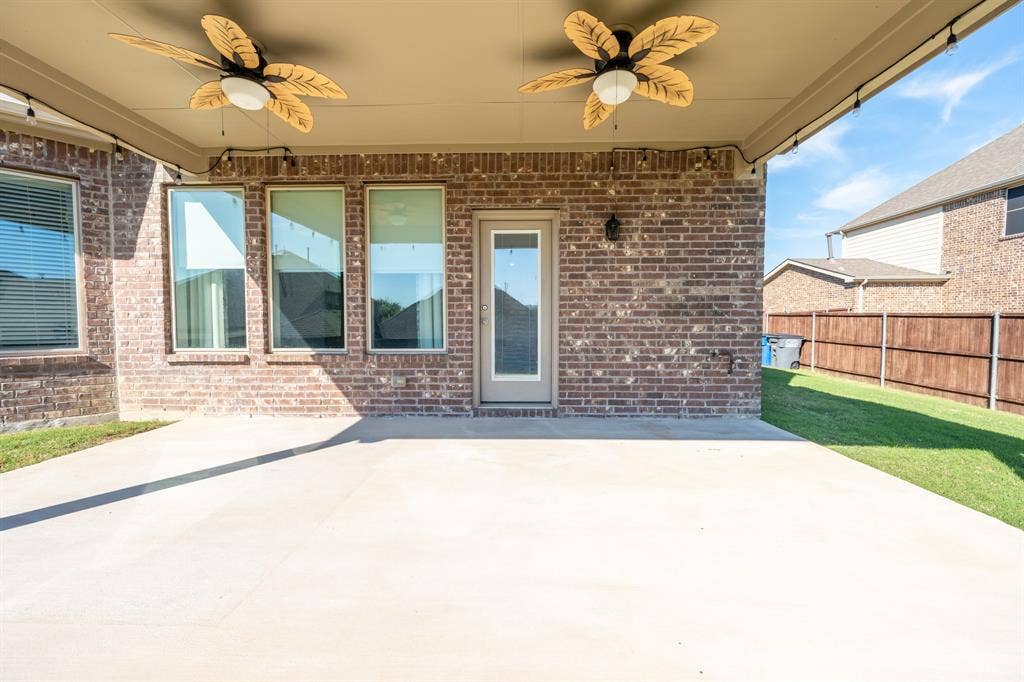908 Birchwood Drive, Wylie, TX 75098 20x12 Extended Patio with Gas Drop